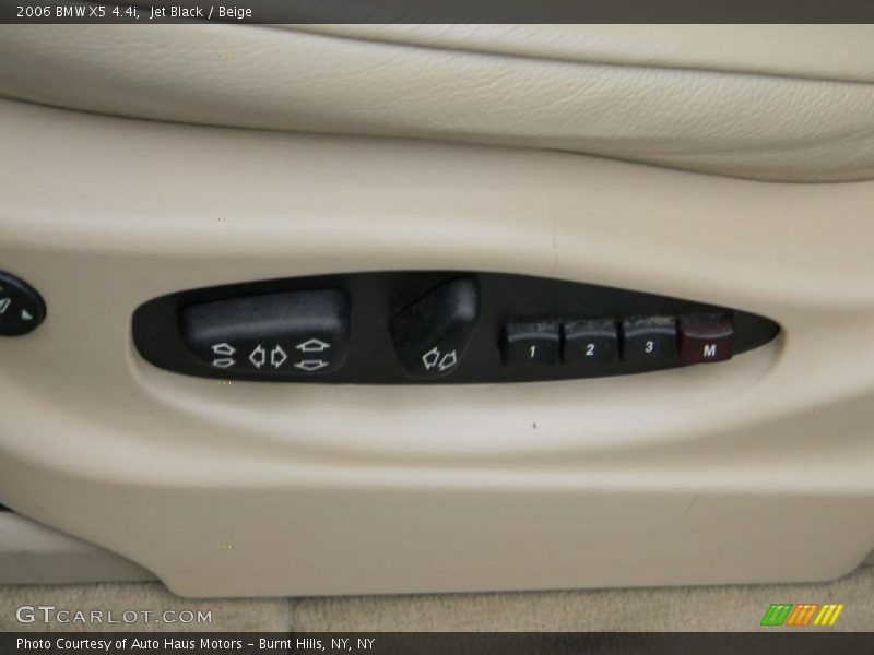 Controls of 2006 X5 4.4i