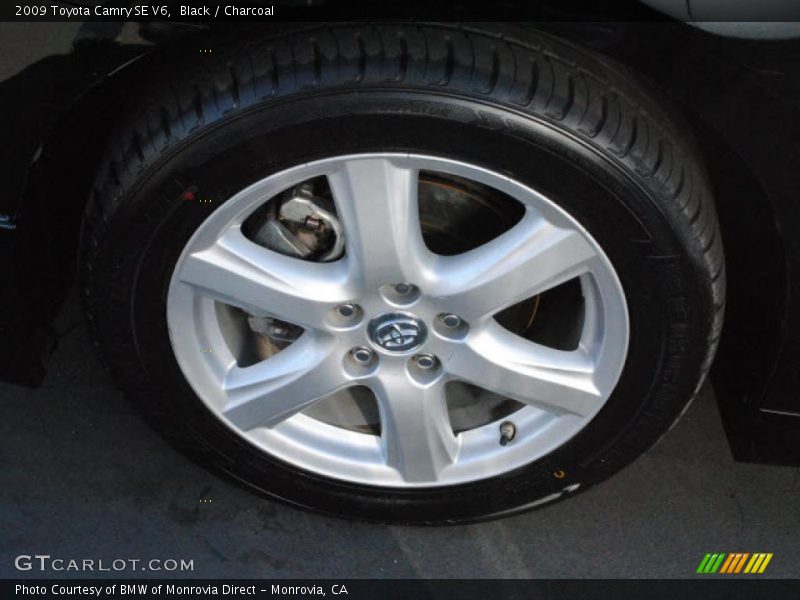 Black / Charcoal 2009 Toyota Camry SE V6