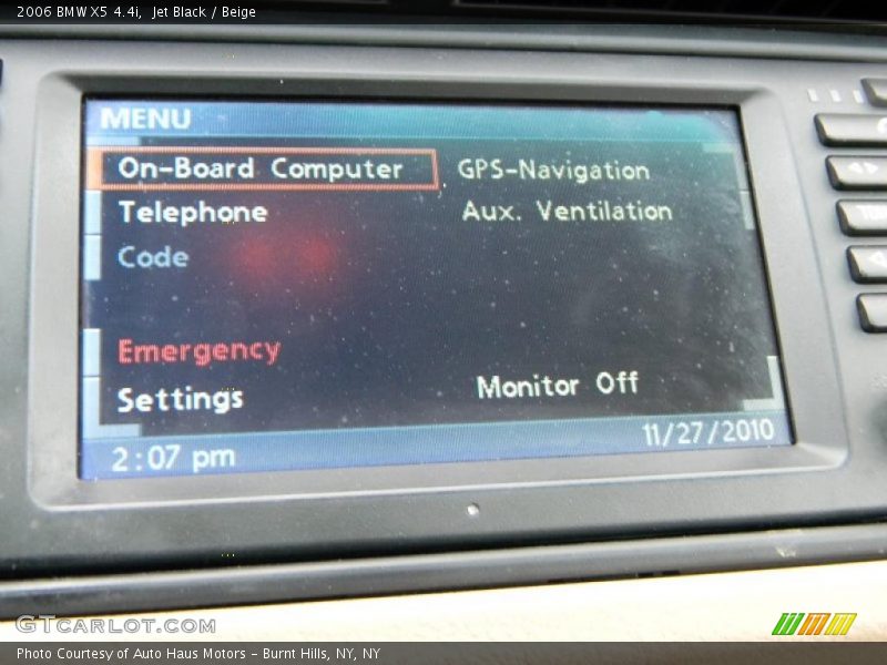 Jet Black / Beige 2006 BMW X5 4.4i
