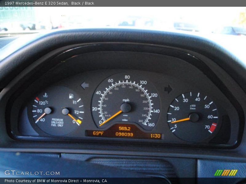 Black / Black 1997 Mercedes-Benz E 320 Sedan