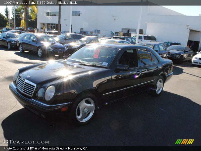 Black / Black 1997 Mercedes-Benz E 320 Sedan