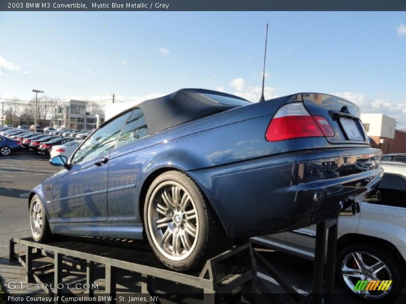 Mystic Blue Metallic / Grey 2003 BMW M3 Convertible