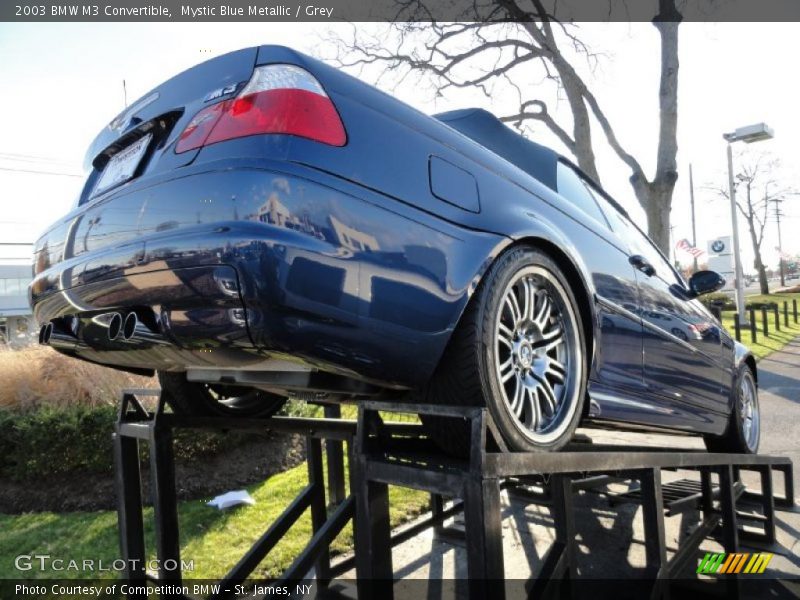 Mystic Blue Metallic / Grey 2003 BMW M3 Convertible