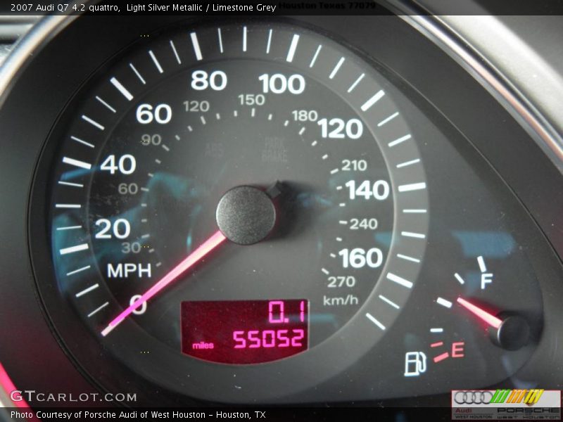 Light Silver Metallic / Limestone Grey 2007 Audi Q7 4.2 quattro