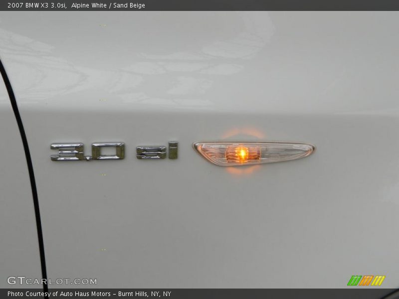  2007 X3 3.0si Logo