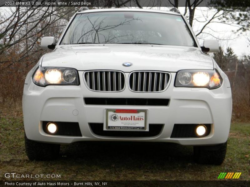  2007 X3 3.0si Alpine White
