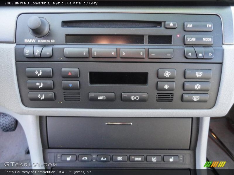 Controls of 2003 M3 Convertible