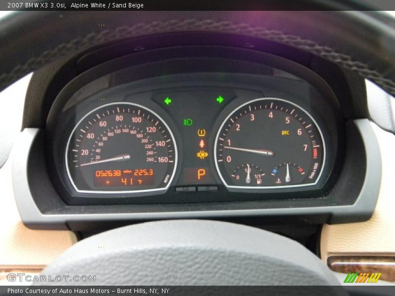  2007 X3 3.0si 3.0si Gauges