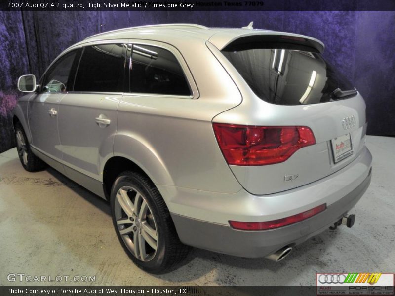 Light Silver Metallic / Limestone Grey 2007 Audi Q7 4.2 quattro