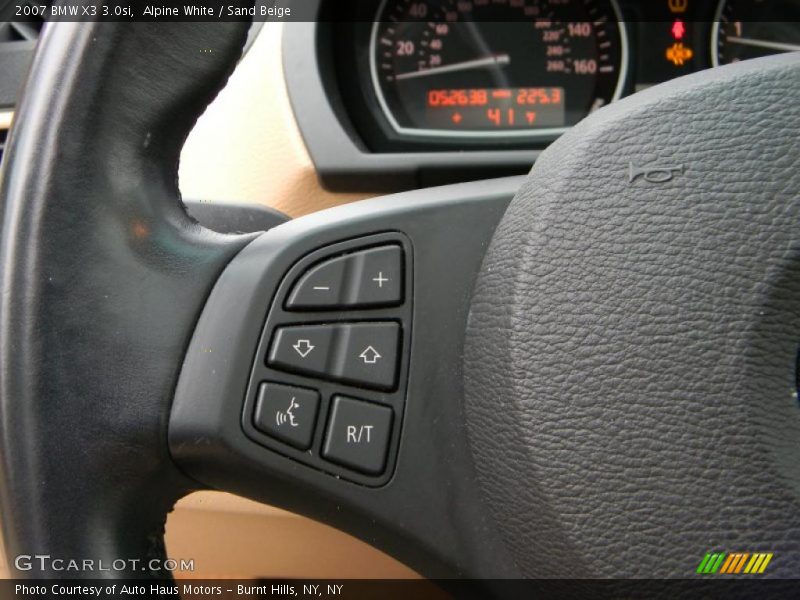 Alpine White / Sand Beige 2007 BMW X3 3.0si