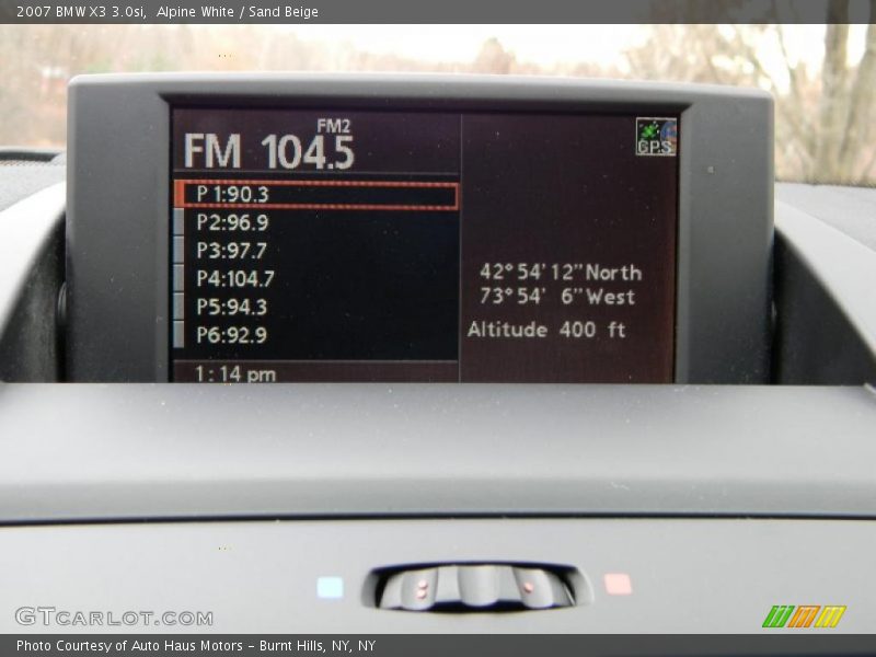 Alpine White / Sand Beige 2007 BMW X3 3.0si