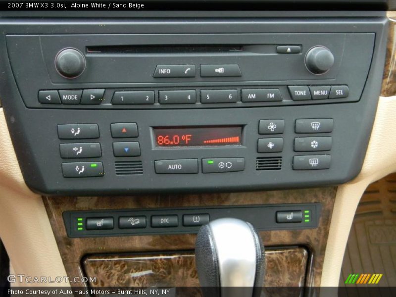 Controls of 2007 X3 3.0si