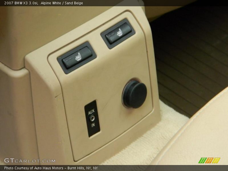 Alpine White / Sand Beige 2007 BMW X3 3.0si