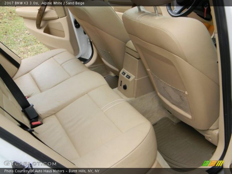  2007 X3 3.0si Sand Beige Interior