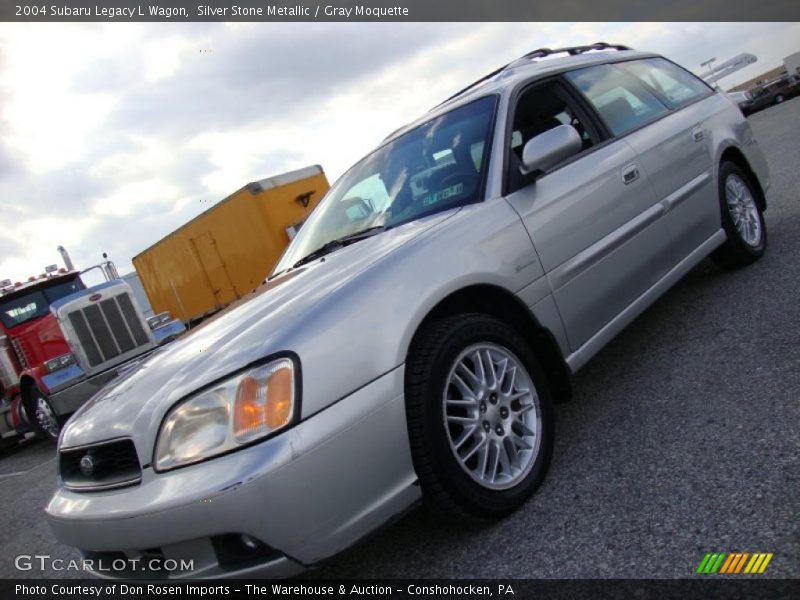 Silver Stone Metallic / Gray Moquette 2004 Subaru Legacy L Wagon
