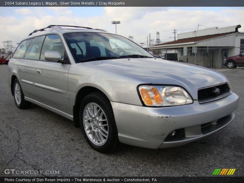 Silver Stone Metallic / Gray Moquette 2004 Subaru Legacy L Wagon
