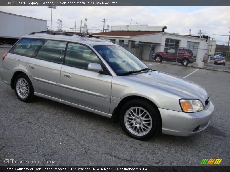 Silver Stone Metallic / Gray Moquette 2004 Subaru Legacy L Wagon
