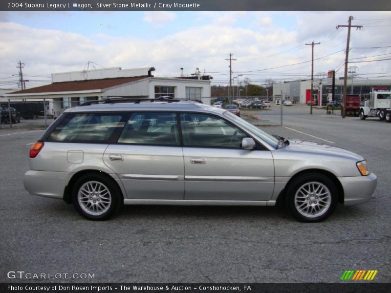 Silver Stone Metallic / Gray Moquette 2004 Subaru Legacy L Wagon