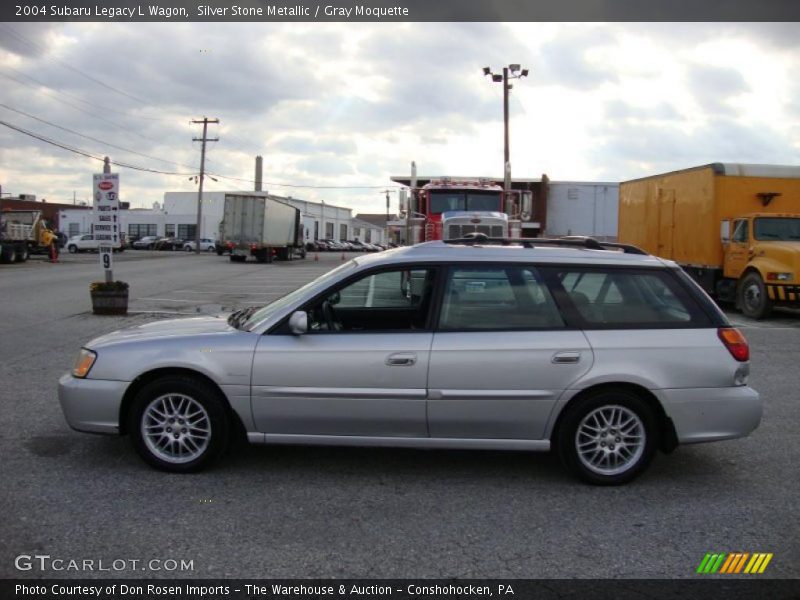 Silver Stone Metallic / Gray Moquette 2004 Subaru Legacy L Wagon