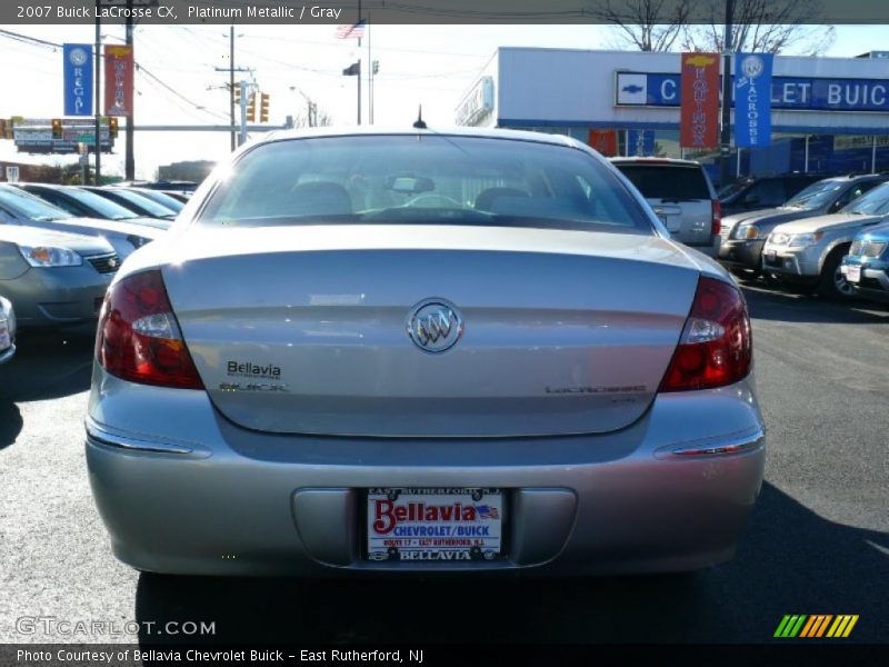 Platinum Metallic / Gray 2007 Buick LaCrosse CX