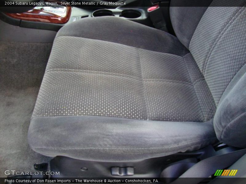 Silver Stone Metallic / Gray Moquette 2004 Subaru Legacy L Wagon