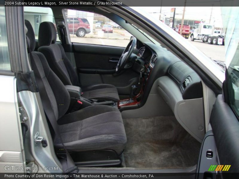 Silver Stone Metallic / Gray Moquette 2004 Subaru Legacy L Wagon