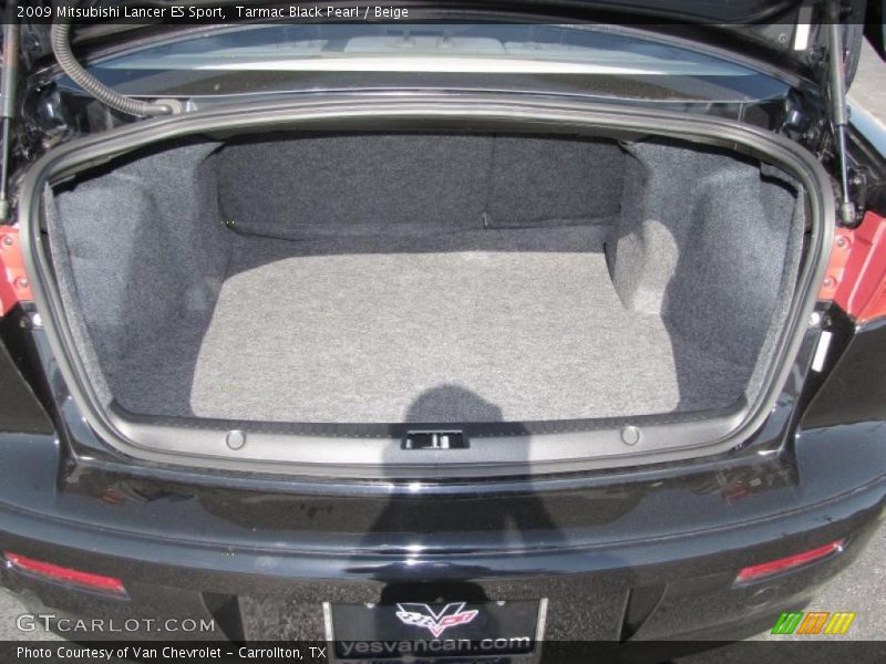 Tarmac Black Pearl / Beige 2009 Mitsubishi Lancer ES Sport