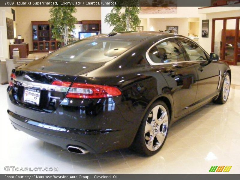Ebony Black / Charcoal/Charcoal 2009 Jaguar XF Supercharged