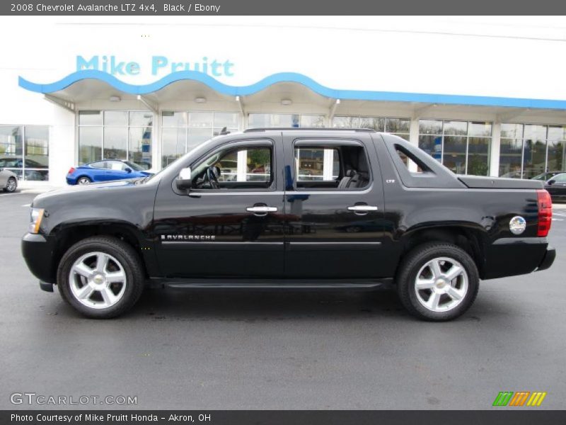Black / Ebony 2008 Chevrolet Avalanche LTZ 4x4