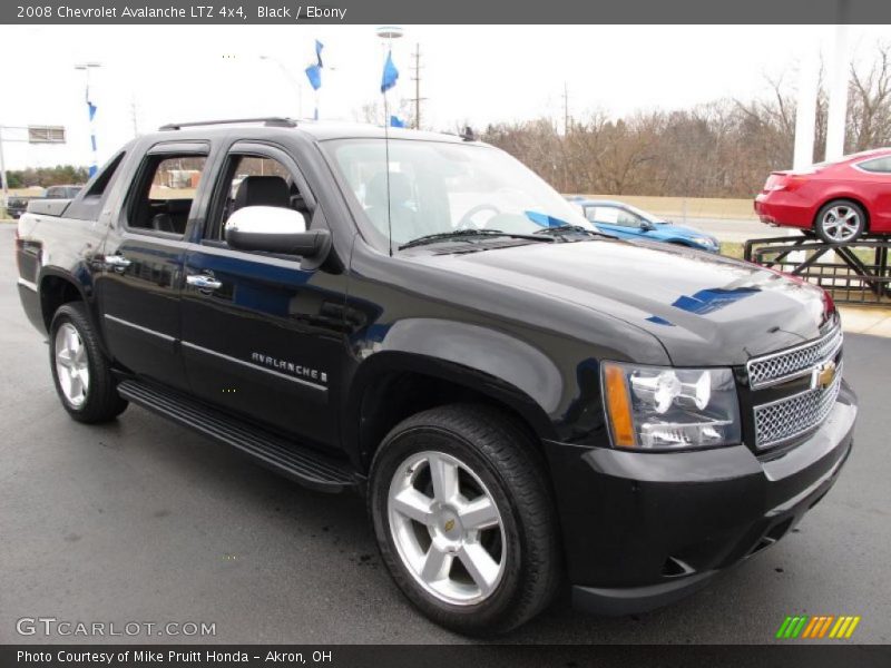 Black / Ebony 2008 Chevrolet Avalanche LTZ 4x4