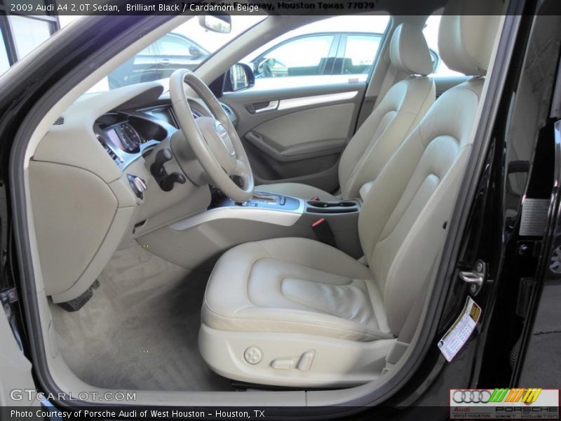 Brilliant Black / Cardamom Beige 2009 Audi A4 2.0T Sedan