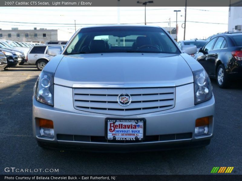 Light Platinum / Ebony 2007 Cadillac CTS Sedan