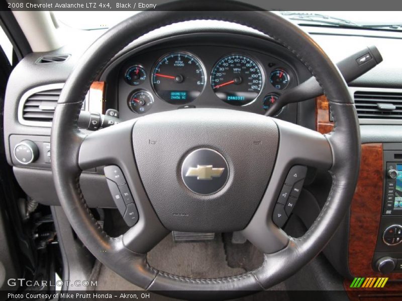 Black / Ebony 2008 Chevrolet Avalanche LTZ 4x4