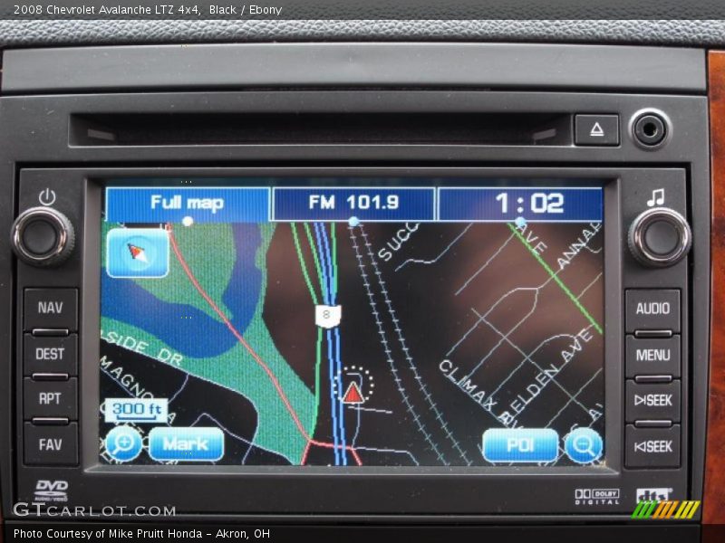 Black / Ebony 2008 Chevrolet Avalanche LTZ 4x4