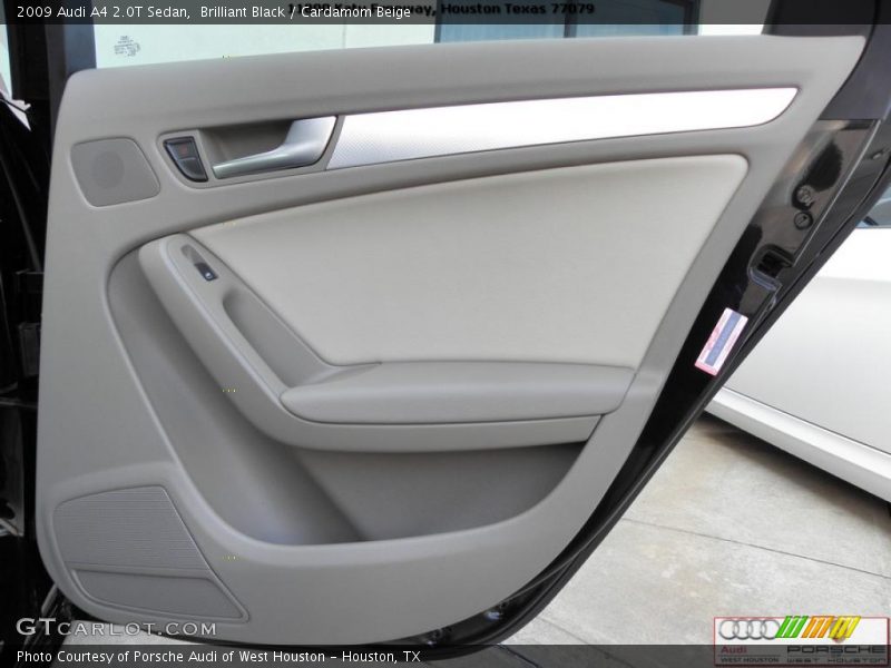 Brilliant Black / Cardamom Beige 2009 Audi A4 2.0T Sedan