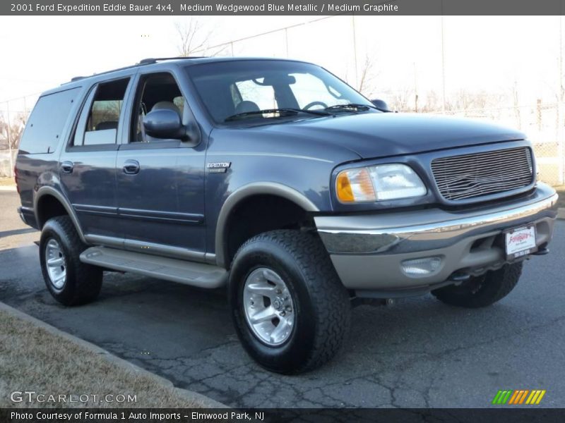 Medium Wedgewood Blue Metallic / Medium Graphite 2001 Ford Expedition Eddie Bauer 4x4