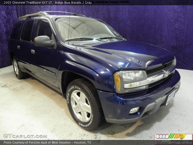 Indigo Blue Metallic / Gray 2003 Chevrolet TrailBlazer EXT LT