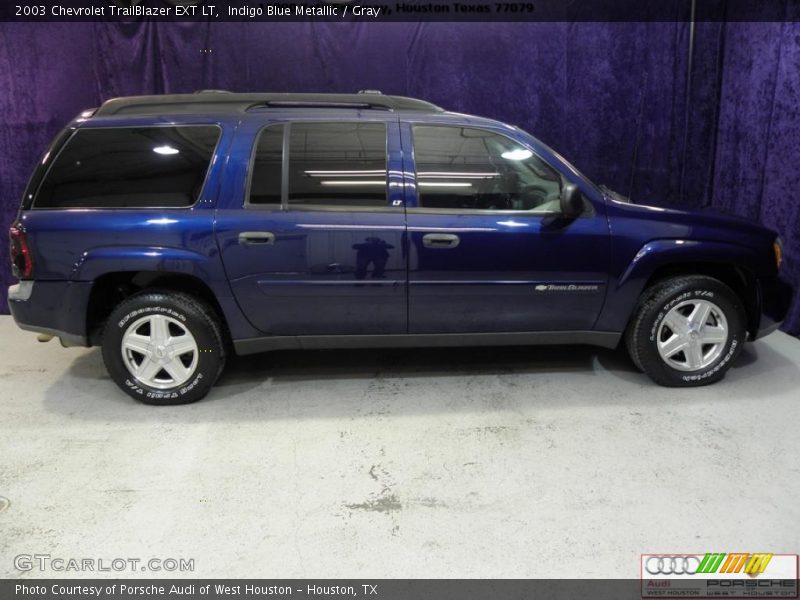 Indigo Blue Metallic / Gray 2003 Chevrolet TrailBlazer EXT LT
