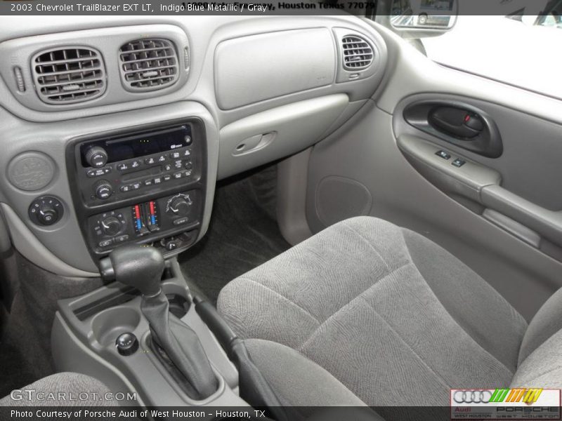 Indigo Blue Metallic / Gray 2003 Chevrolet TrailBlazer EXT LT