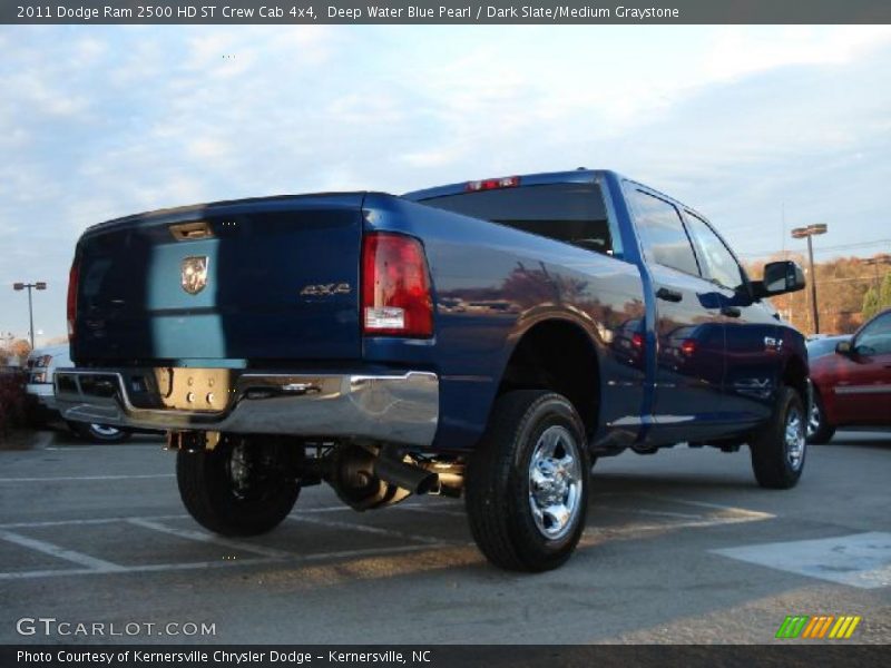 Deep Water Blue Pearl / Dark Slate/Medium Graystone 2011 Dodge Ram 2500 HD ST Crew Cab 4x4