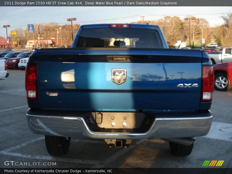 Deep Water Blue Pearl / Dark Slate/Medium Graystone 2011 Dodge Ram 2500 HD ST Crew Cab 4x4