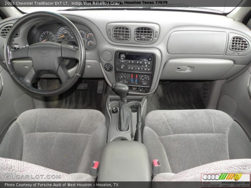 Indigo Blue Metallic / Gray 2003 Chevrolet TrailBlazer EXT LT