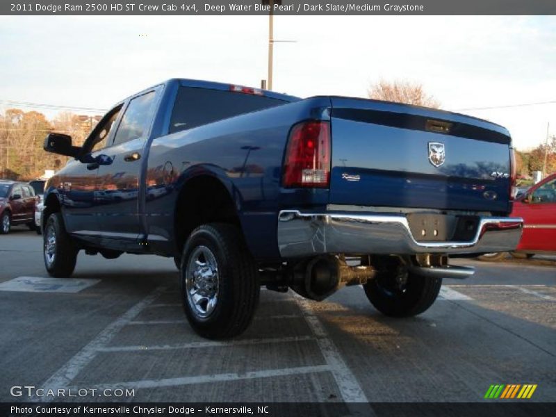 Deep Water Blue Pearl / Dark Slate/Medium Graystone 2011 Dodge Ram 2500 HD ST Crew Cab 4x4