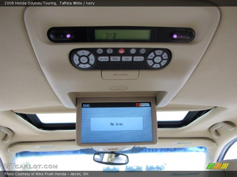 Controls of 2008 Odyssey Touring
