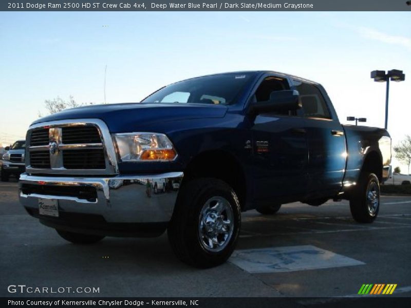 Deep Water Blue Pearl / Dark Slate/Medium Graystone 2011 Dodge Ram 2500 HD ST Crew Cab 4x4