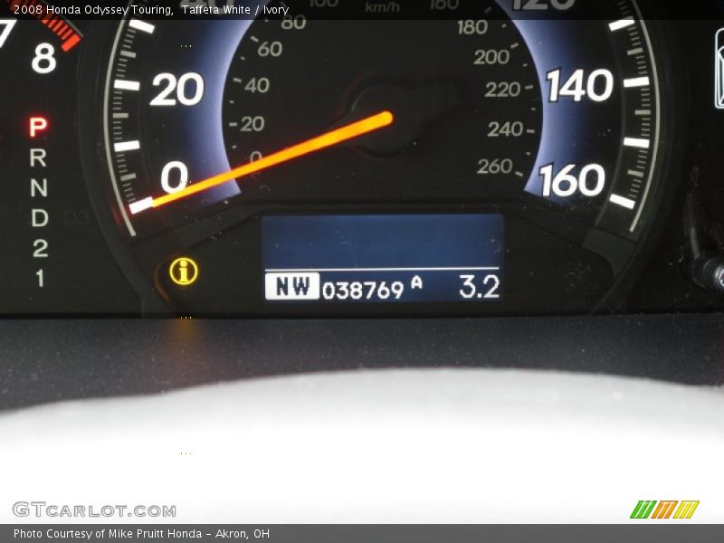 Taffeta White / Ivory 2008 Honda Odyssey Touring