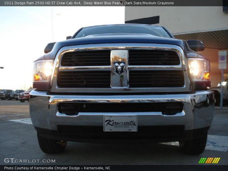 Deep Water Blue Pearl / Dark Slate/Medium Graystone 2011 Dodge Ram 2500 HD ST Crew Cab 4x4