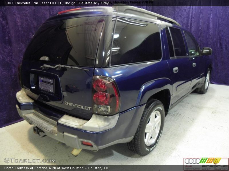 Indigo Blue Metallic / Gray 2003 Chevrolet TrailBlazer EXT LT