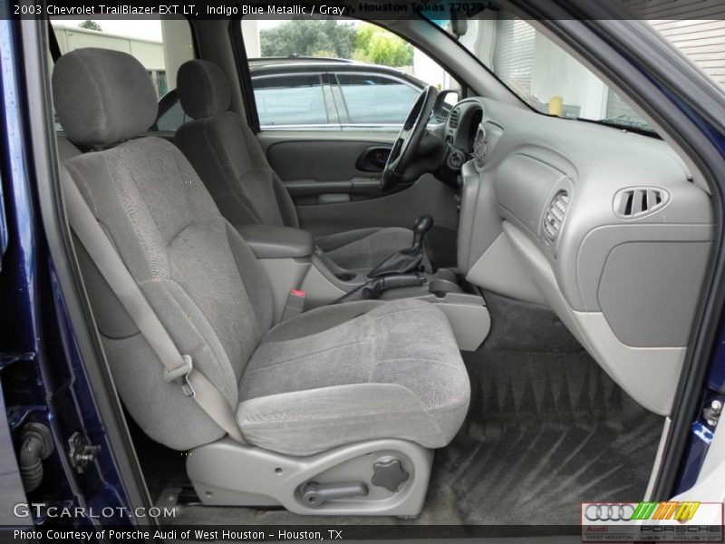 Indigo Blue Metallic / Gray 2003 Chevrolet TrailBlazer EXT LT