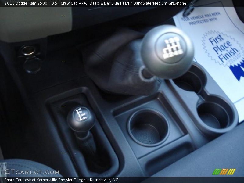 Deep Water Blue Pearl / Dark Slate/Medium Graystone 2011 Dodge Ram 2500 HD ST Crew Cab 4x4